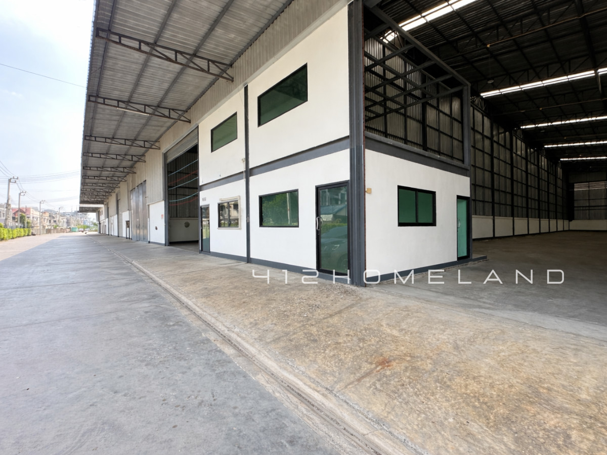 For RentWarehouseSamut Prakan,Samrong : Warehouse for rent, 1,000 sq m., Soi Wat Nam Daeng, new condition, water and electricity ready, large vehicles can easily enter, Bang Phli, Samut Prakan.