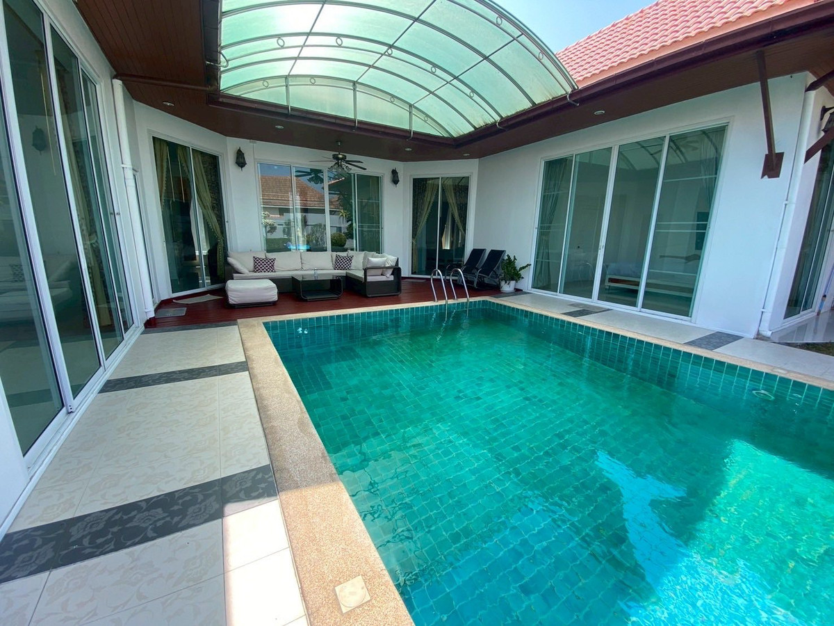ให้เช่าบ้านพัทยา บางแสน ชลบุรี สัตหีบ : 🏡 Pool Villa for Rent & Sale in Khao Talo, Pattaya| RENT 79,000 / month | 3 Bedrooms 4 Bathrooms | 133 Sq.Wah | Near Tara Pattana International School