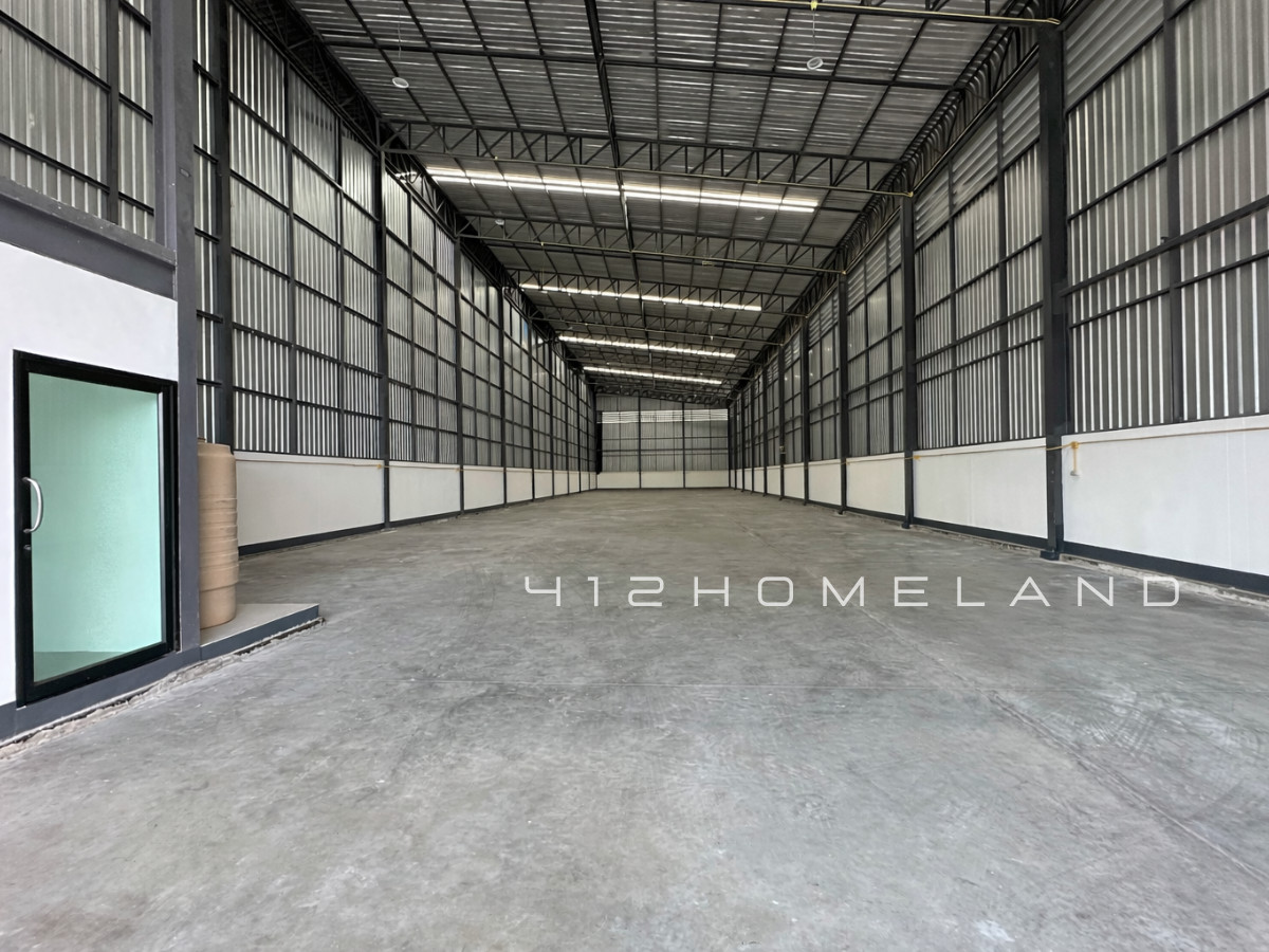 For RentWarehouseSamut Prakan,Samrong : Warehouse for rent, 1,000 sq m., Soi Wat Nam Daeng, new condition, water and electricity ready, large vehicles can easily enter, Bang Phli, Samut Prakan.