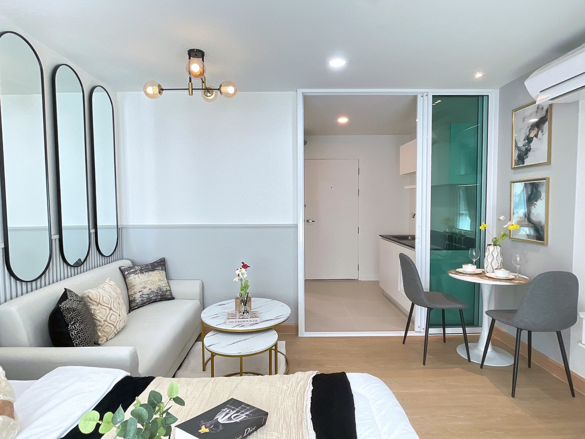 ขายคอนโดเลียบทางด่วนรามอินทรา : WE Condo Ekkamai - Ramindra / Studio (FOR SALE), วี คอนโด เอกมัย - รามอินทรา / สตูดิโอ (ขาย) AMP005