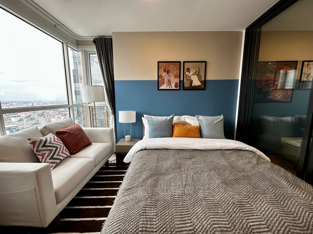 ขายคอนโด : ขาย XT ห้วยขวาง ห้องมุมชั้นสูง ขายพร้อมผู้เช่า ห้องใหม่สภาพดี สนใจทักได้ค่ะ😊