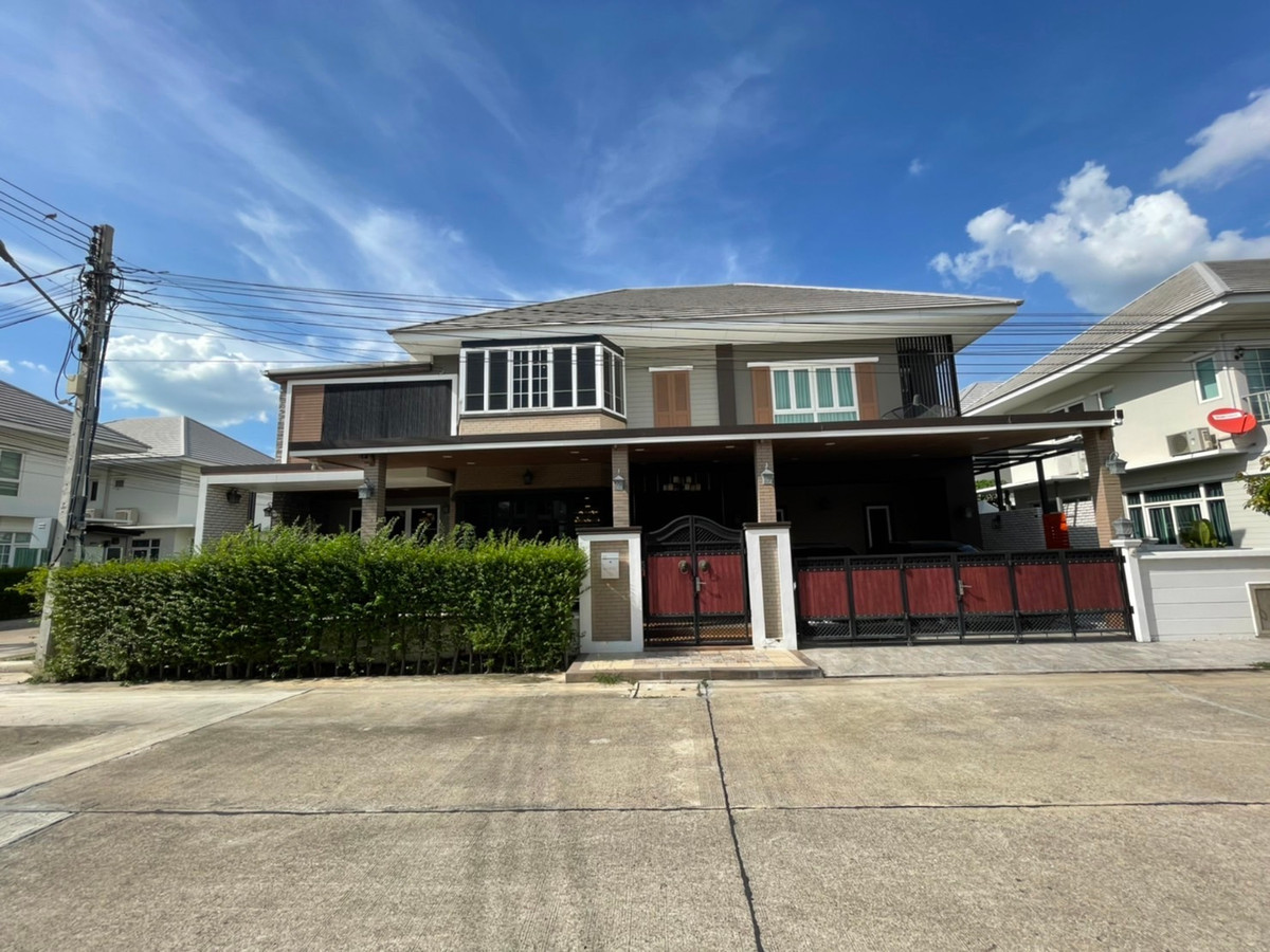 For SaleHouseNonthaburi, Bang Yai, Bangbuathong : Corner house, 74.9 sq m, 5 bedrooms, 4 bathrooms, 2-story detached house, Kunalai Westgate, Symphony Phase.