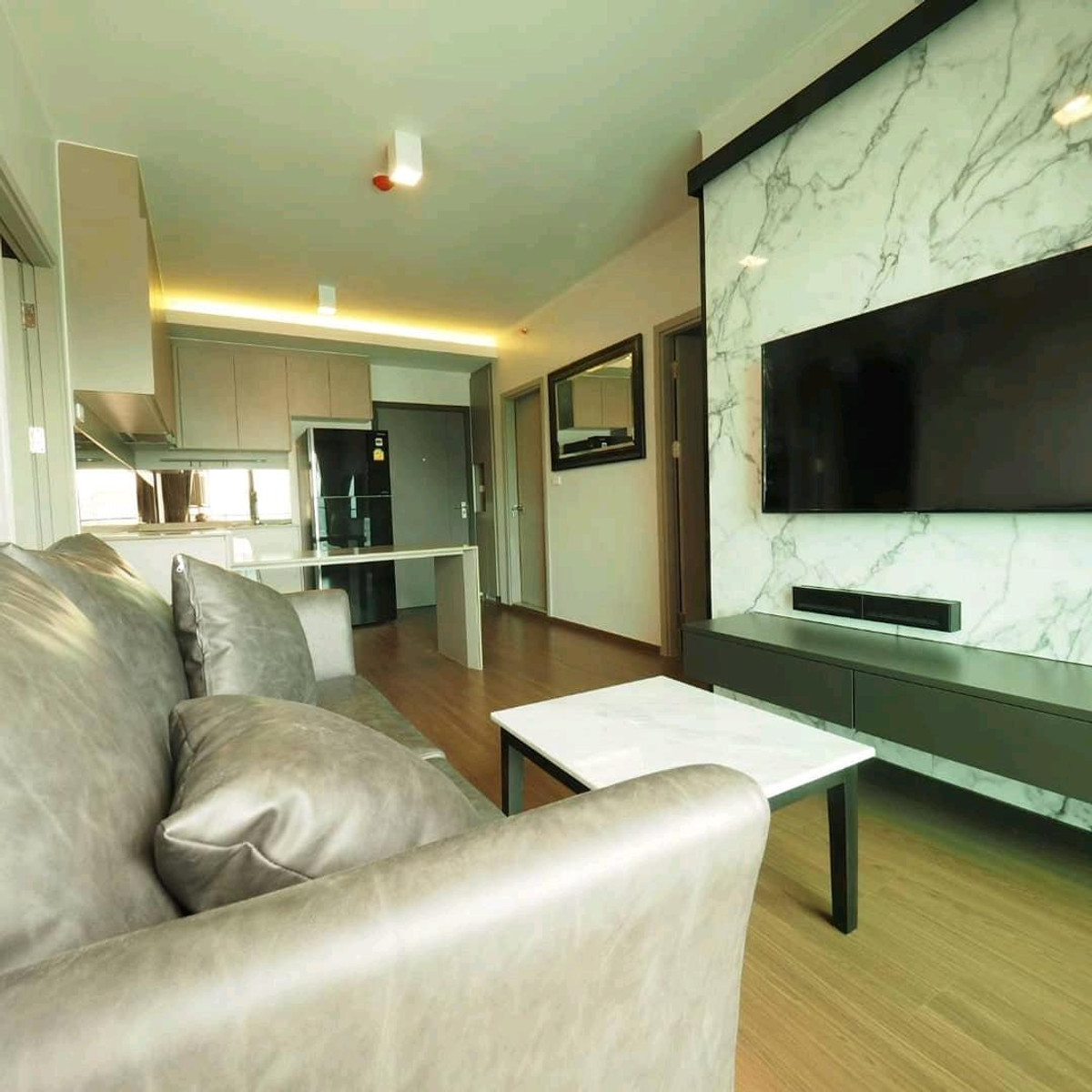 For RentCondoOnnut, Udomsuk : Room for rent IdeoS93, 2 bedrooms, 2 bathrooms, ready to move in, near Bang Chak BTS station.