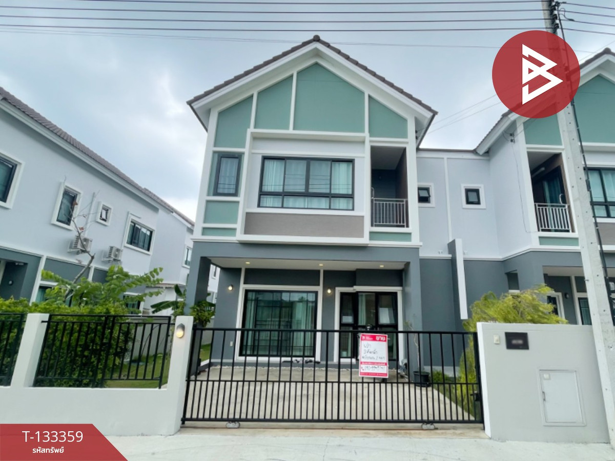 For SaleChachoengsao : Semi-detached house for sale, Srithep Village Bangpakong (Srithep Village Bangpakong), Chachoengsao.