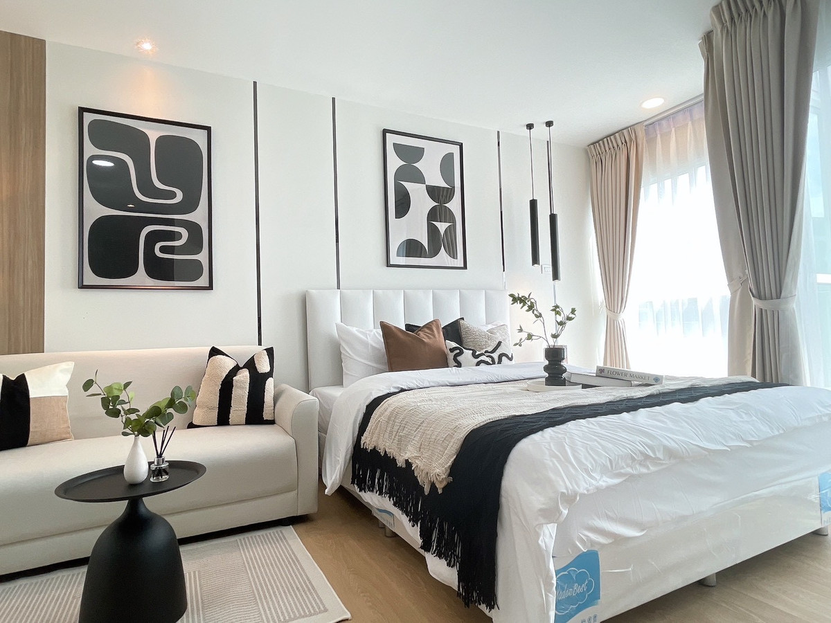 ขายคอนโดเลียบทางด่วนรามอินทรา : WE Condo Ekkamai - Ramindra / Studio (FOR SALE), วี คอนโด เอกมัย - รามอินทรา / สตูดิโอ (ขาย) AMP004