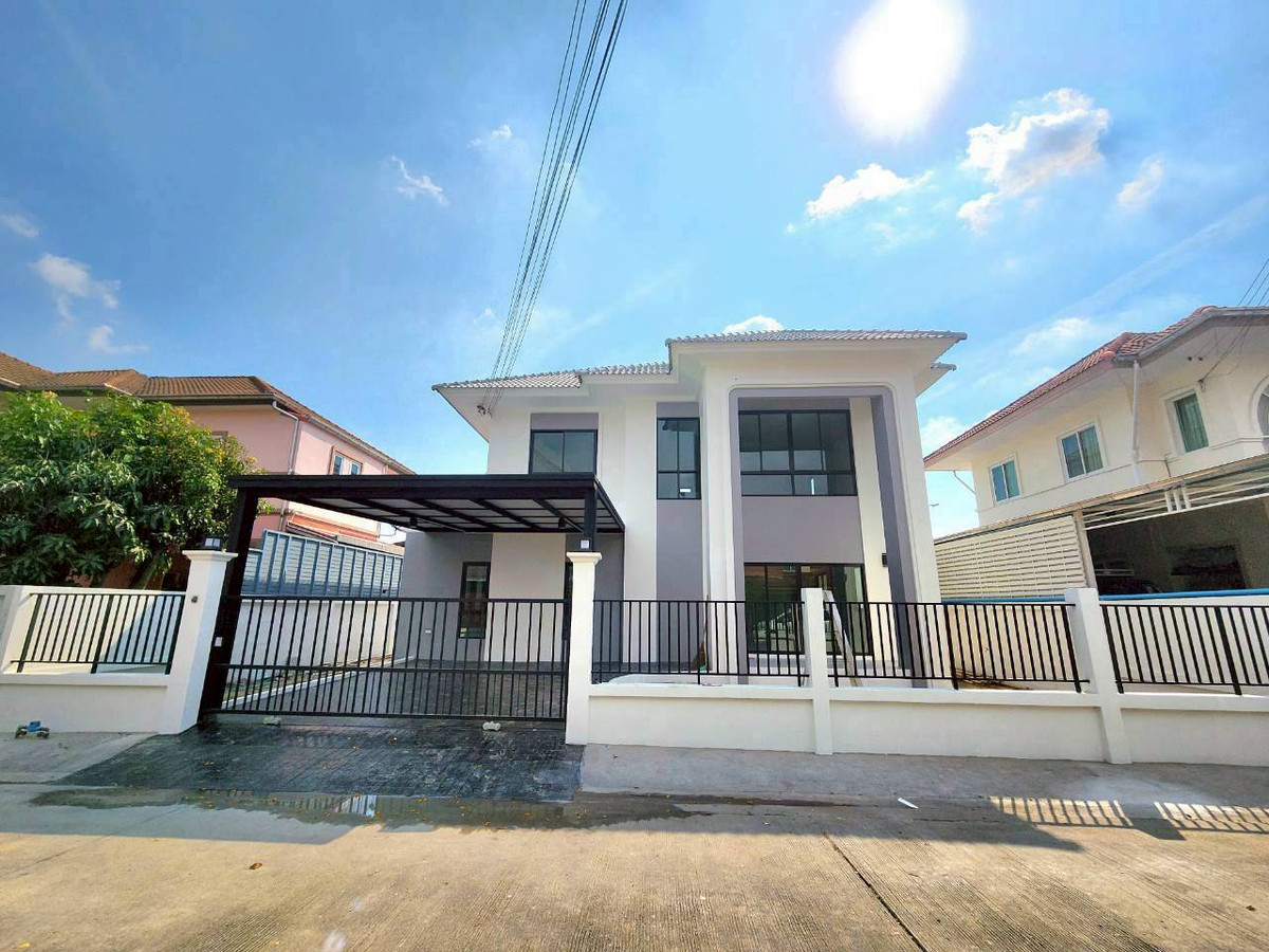 ขายบ้านนนทบุรี บางใหญ่ บางบัวทอง : ขายบ้านเดี่ยว 2 ชั้น ราคาดี ทำเลบางใหญ่ ใกล้รถไฟฟ้า พร้อมอยู่! 🔥 📍 หมู่บ้าน ลลิลอินเดอะพาร์ค บางใหญ่ 💰 ราคาเพียง 4,490,000 บาท