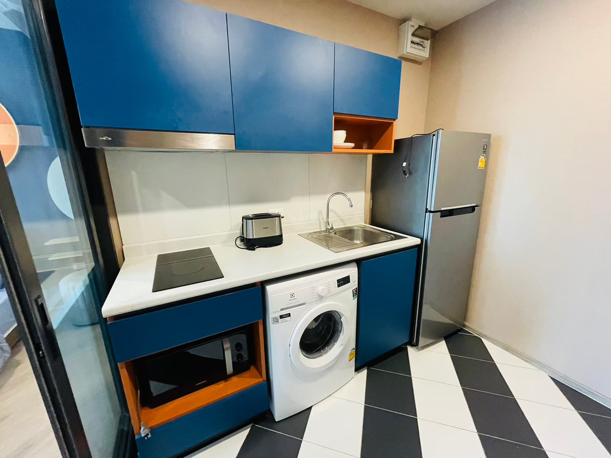 For RentCondoVipawadee, Don Mueang, Lak Si : PFD-08008 For rent: The Base Saphanmai corner room, beautiful view, next to the BTS | washing machine | fully functional furniture! 