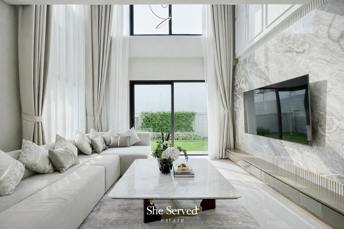 For RentHouseBangna, Bearing, Lasalle : ◈ THE CITY Bangna ◈ Luxury Detached House for Rent • New Project • Near Mega Bangna