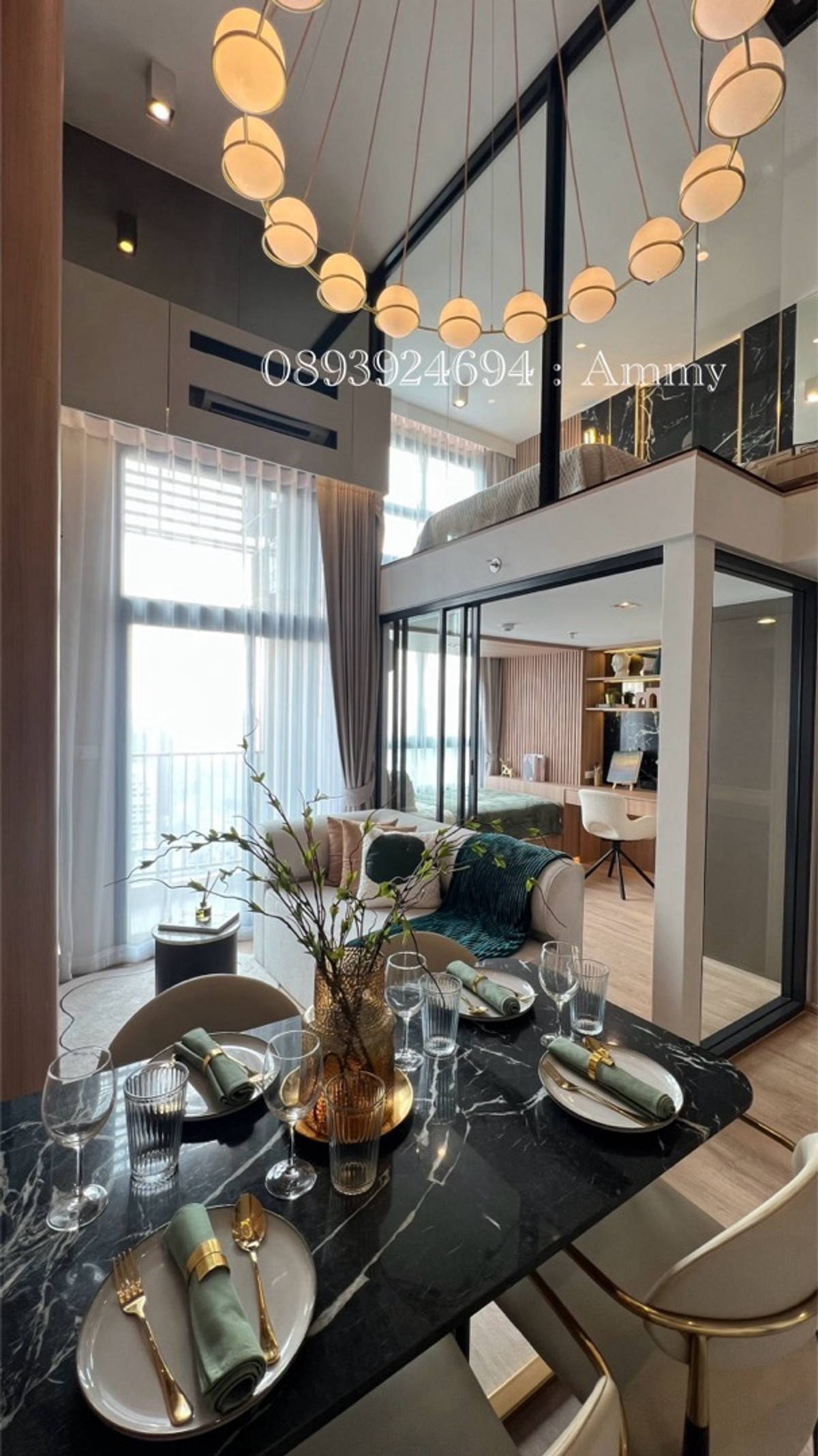 ขายคอนโดพระราม 9 เพชรบุรีตัดใหม่ RCA : 2 Bed Hybrid 52 ตร.ม. ชั้นสูงมาก วิวเมือง 6.79 ลบ. ฟรีคชจ.วันโอน