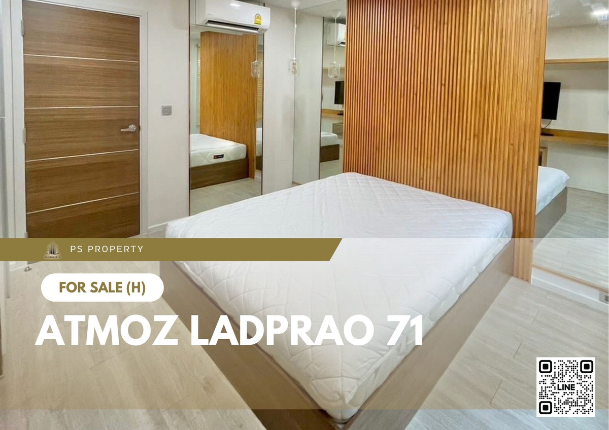 For SaleCondoChokchai 4, Ladprao 71, Ladprao 48, : Urgent Sale ✨ Atmoz Ladprao 71 ✨ Fully furnished and equipped with appliances. Near the expressway.