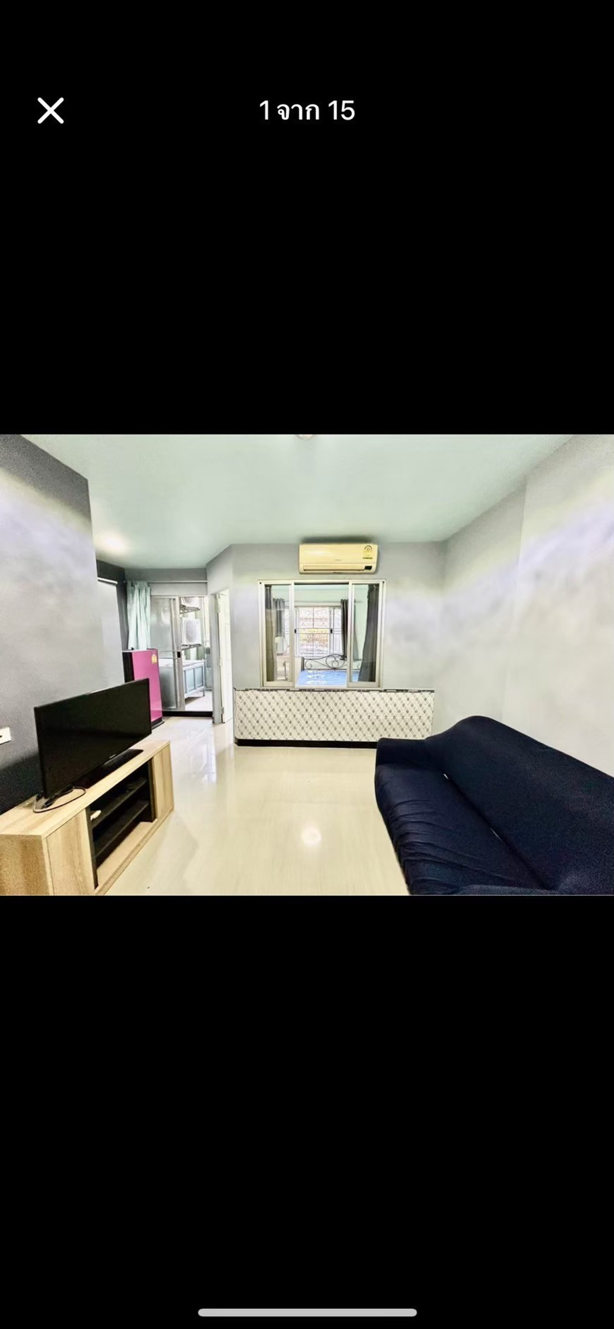 ให้เช่าคอนโด : ลุมพินี คอนโดทาวน์ บดินทรเดชา - รามคำแหง  1 ห้องนอน  1  ห้องน้ำ ขนาด 28 ตรม อาคาร ดี1