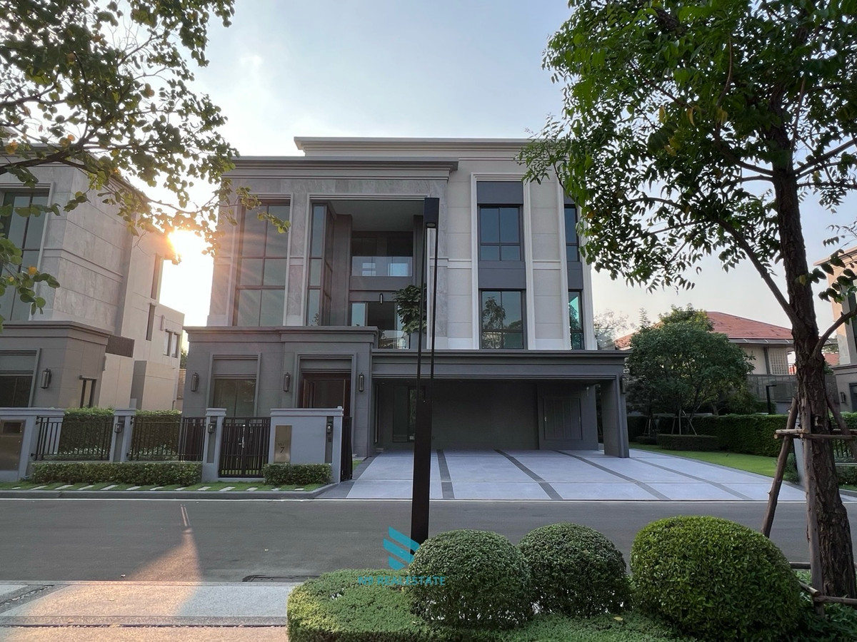 ขายบ้านพุทธมณฑล ศาลายา : (ลด7ล้าน) บ้านหรู!!!แปลงหน้าสวนที่จริงใจ แกรนด์บางกอก บูเลอวาร์ด ปิ่นเกล้า-บรม จอดรถได้มากถึง 10 คัน 