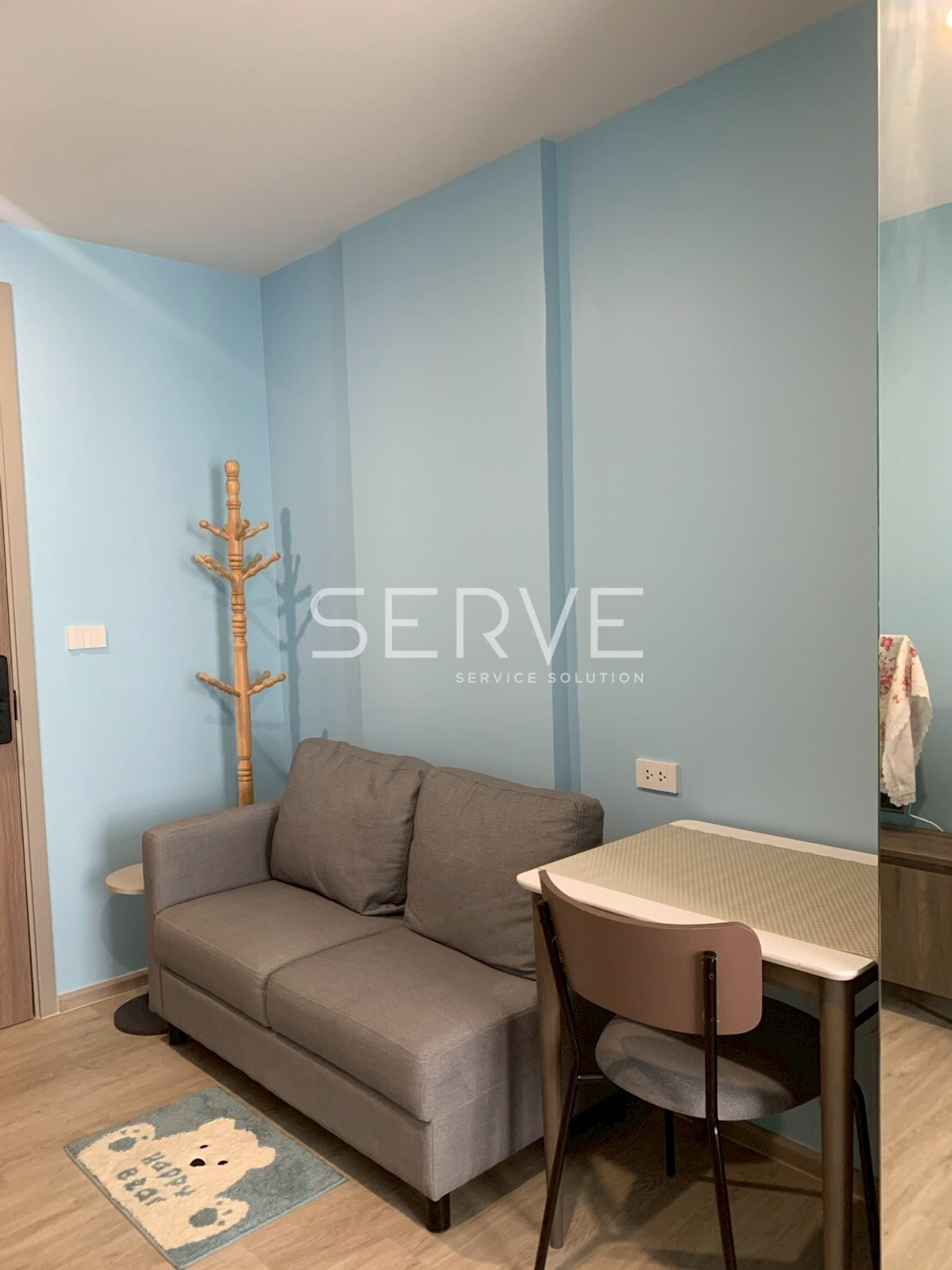 For RentCondoPathum Thani,Rangsit, Thammasat : 🔥8K🔥 - Studio 22 sq.m. New Condo Good Location Next to BTS Khu Khot 100 m. at Nue Core Khu Khot Station Condo / For Rent