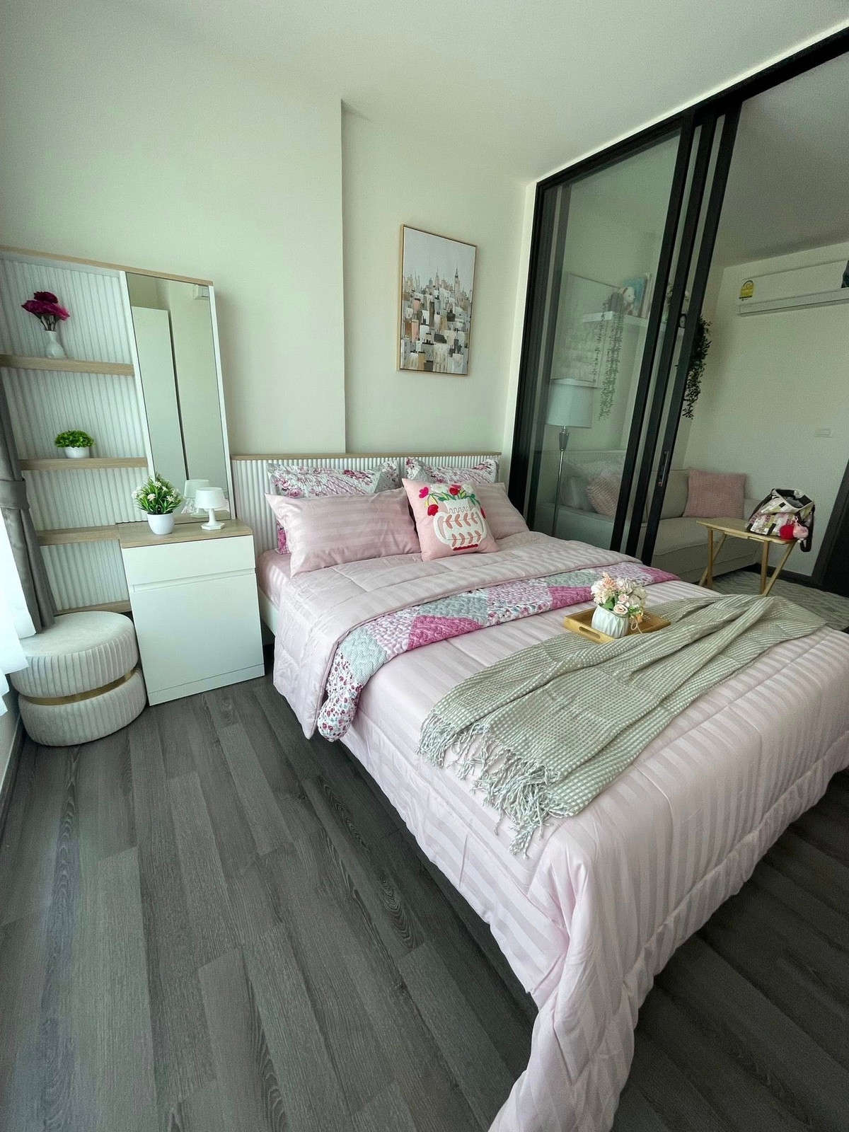 For SaleCondoOnnut, Udomsuk : 💥CP-10268💥 Condo for sale, beautiful room, good price, The Base Park East Sukhumvit 77👉 Add Line @primahome