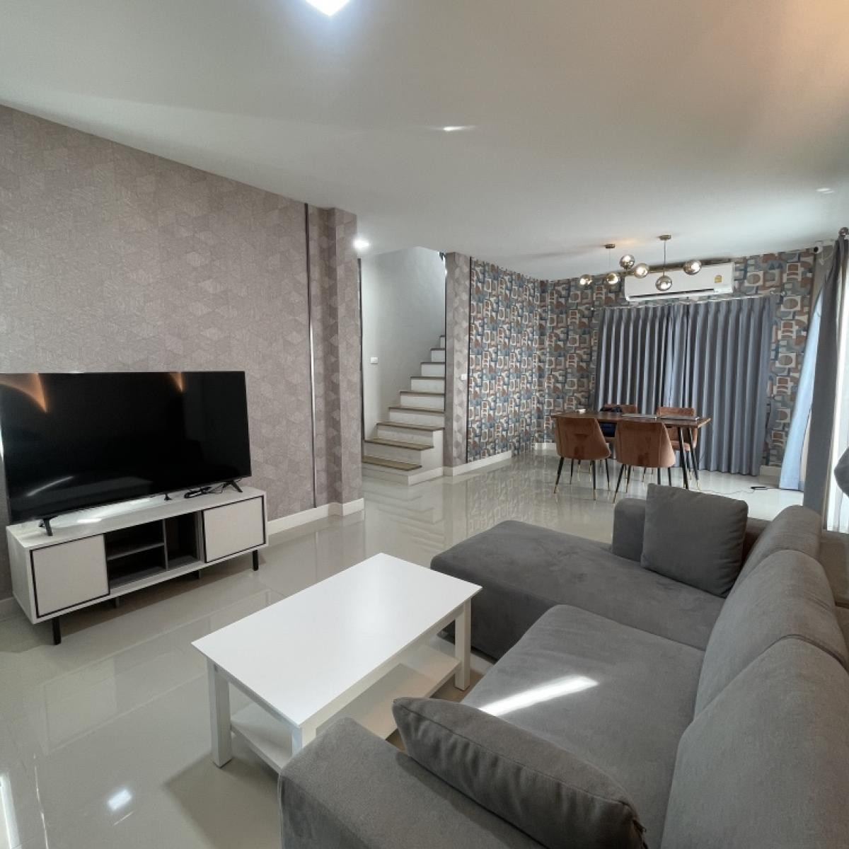 ให้เช่าสมุทรปราการ สำโรง : K-6748  ให้เช่า ! บ้านแฝด Grand Pleno เมกะบางนา พร้อมอยู่ ใกล้เมกะบางนา