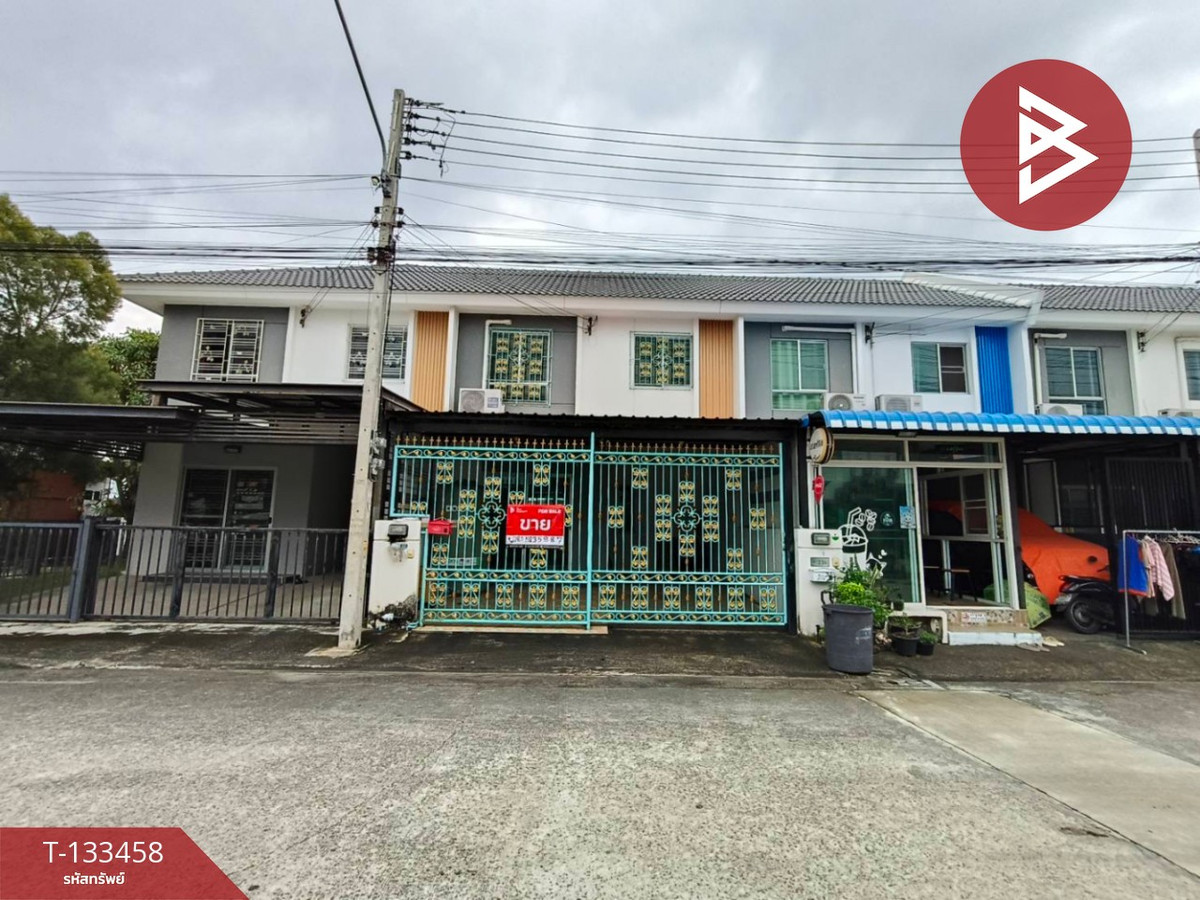 For SaleTownhomePathum Thani,Rangsit, Thammasat : Urgent sale townhouse Pruksa Village 116 Rangsit-Thanyaburi, Pathum Thani, ready to move in.