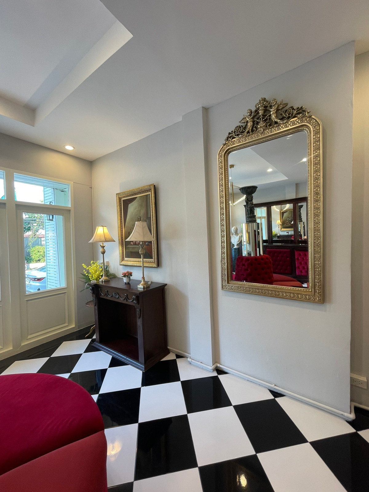 For RentShop HousePattanakan, Srinakarin : 3-storey commercial building for rent, next to Krungthep Kreetha Road, Soi 7, size 26 square meters, upper floor has 5 bedrooms, suitable for doing business. Beauty Clinic, Spa / Wellness, Full Service Beauty Salon Homey style cafe