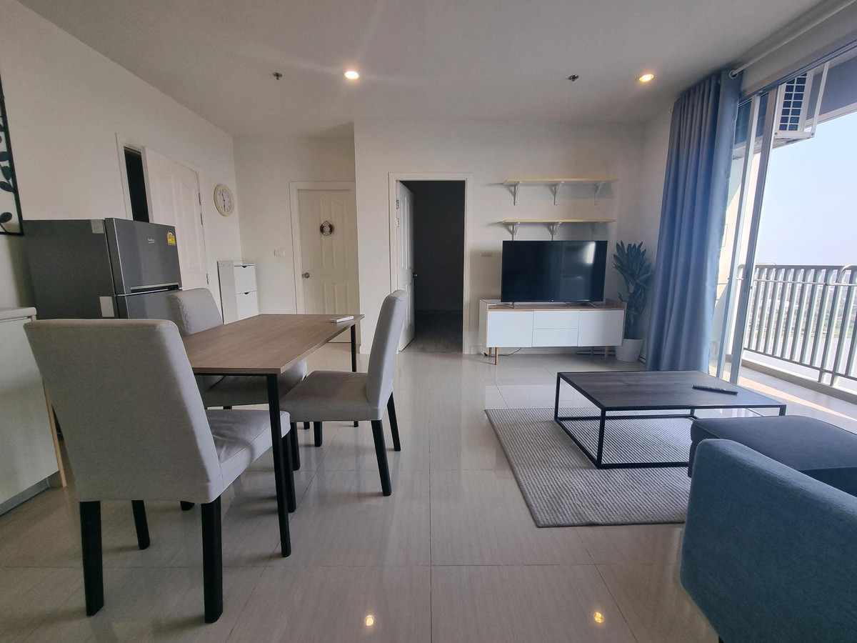 For RentCondoRattanathibet, Sanambinna : Condo for rent, Manor Sanambin, 2 bedrooms, river view, next to the Ministry of Commerce, only 4 kilometers to Phra Nang Klao MRT.