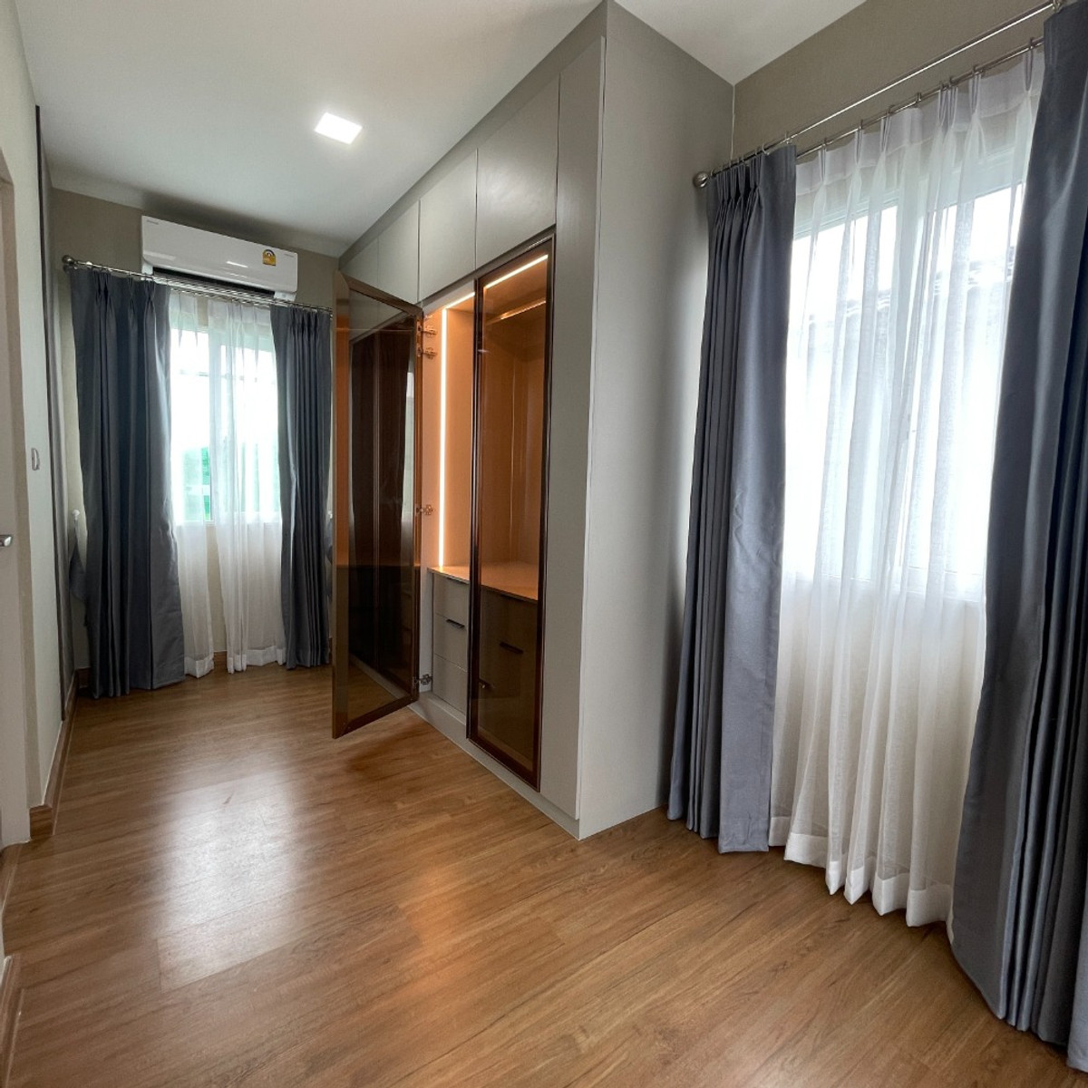 For RentSamut Prakan,Samrong : K-6748 For rent! Twin house Grand Pleno Mega Bangna, ready to move in, near Mega Bangna.