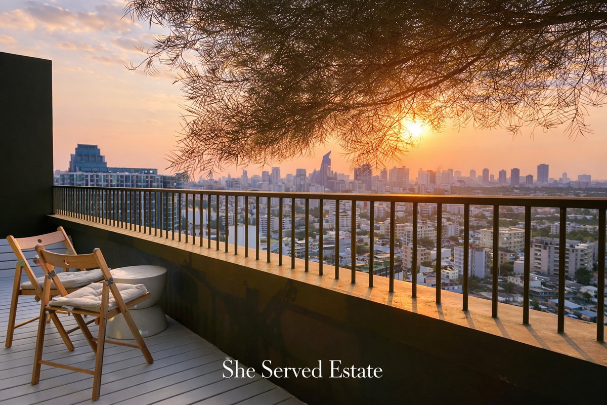 ให้เช่าคอนโดสุขุมวิท อโศก ทองหล่อ : ◈ Noble Solo Thonglor ◈ 70 sq.m. • Unobstructed open views • Bright, airy • Full natural daylight • Rare large private terrace