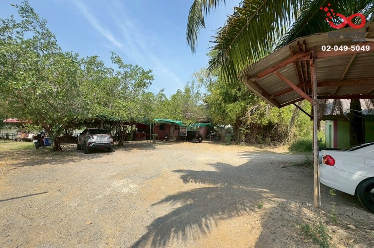 For RentLandAyutthaya : Land for rent along the Chao Phraya River, Bang Pa-in, 250 sq m with buildings.