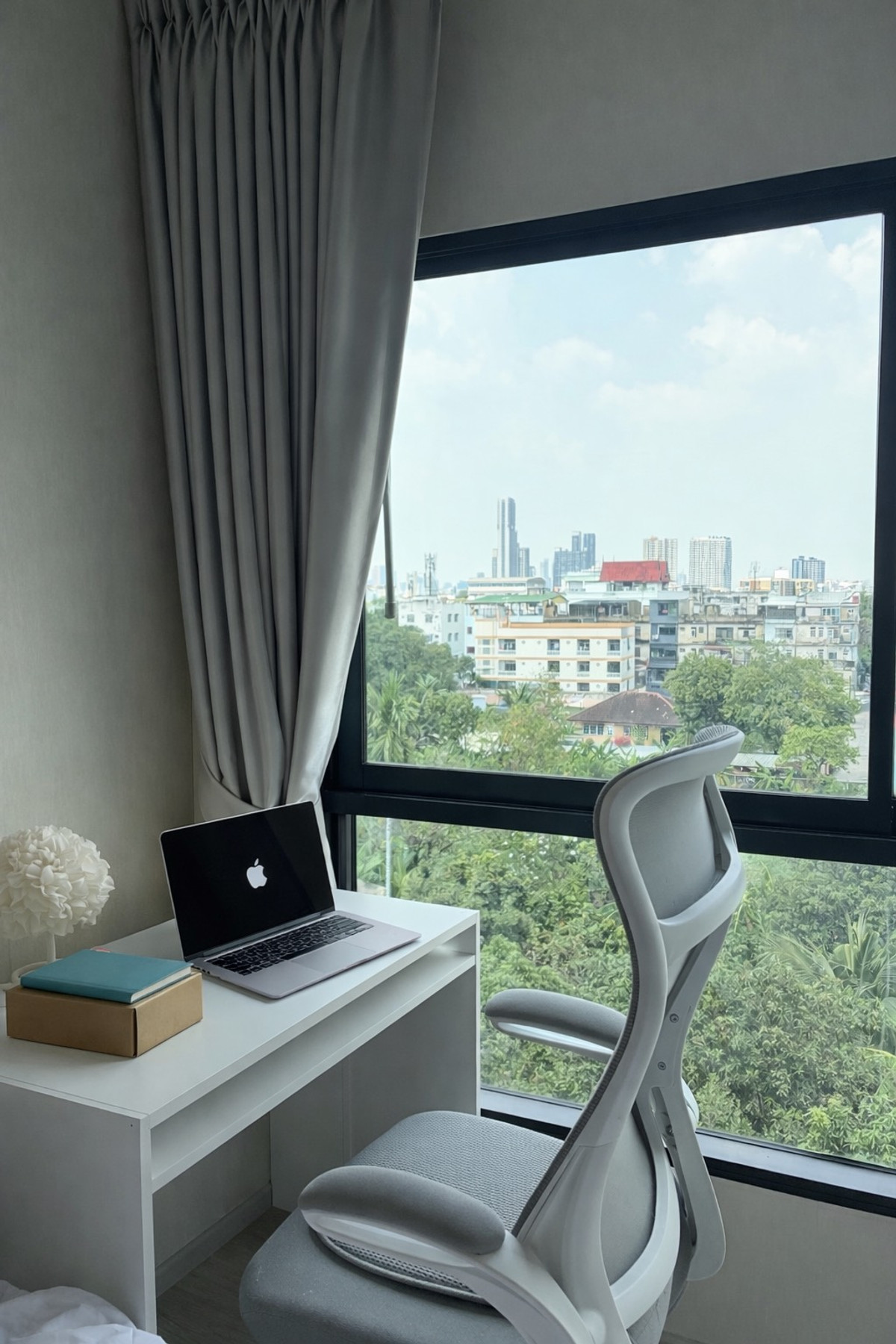 For RentCondoOnnut, Udomsuk : Condo for rent Plum Condo Sukhumvit 97/1, new room, beautiful, complete electrical appliances. Divided space makes it easy to organize your life 🏠