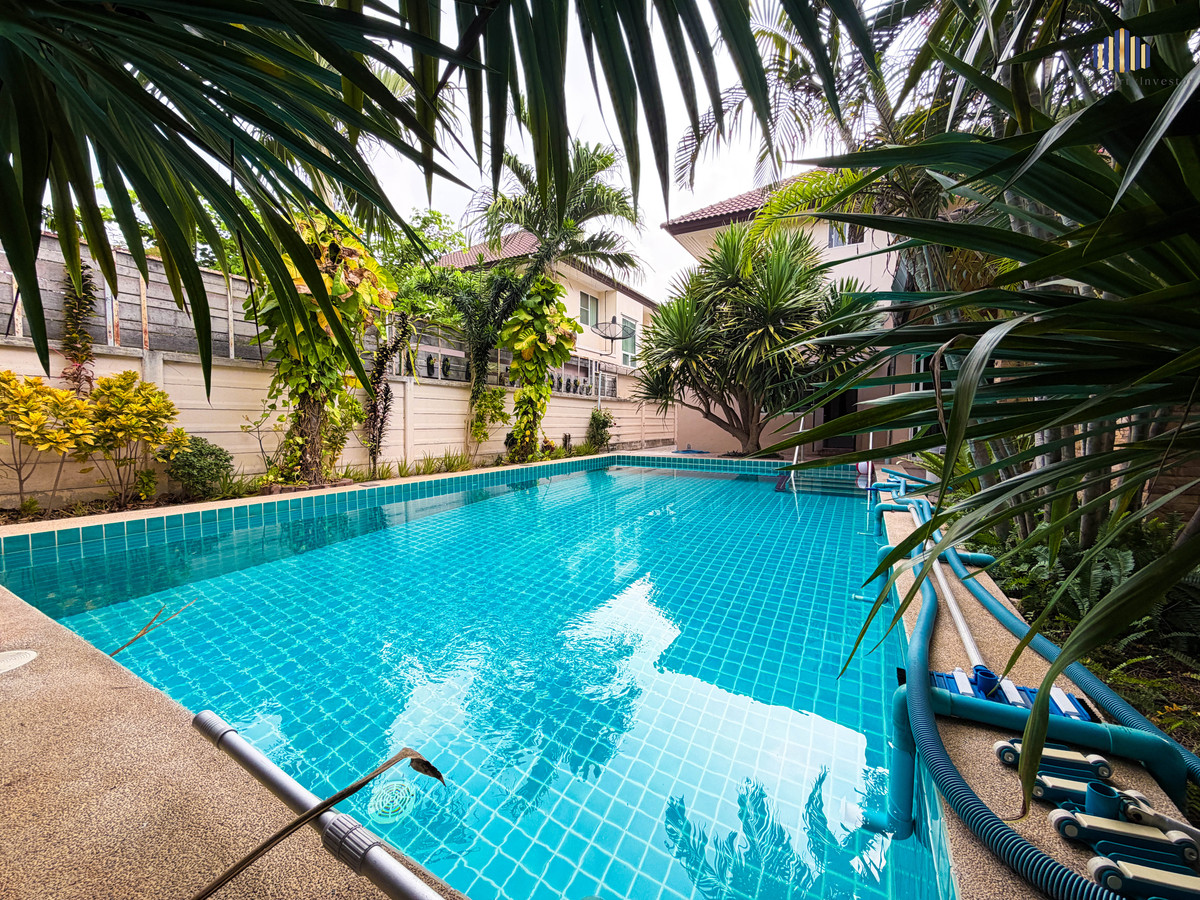 For SaleHouseRatchaburi : House for Sale in Ban Pong, Ratchaburi – 100 sq.wah with 6×8 m Swimming Pool – Reduced to THB 7M