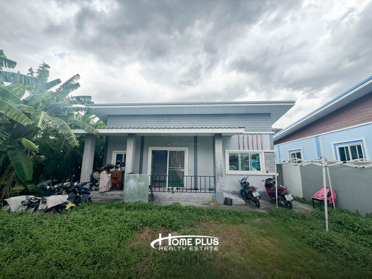 For SaleHouseVipawadee, Don Mueang, Lak Si : Land with a single-storey detached house Chaofah Ecological Community Village, area 105 square meters