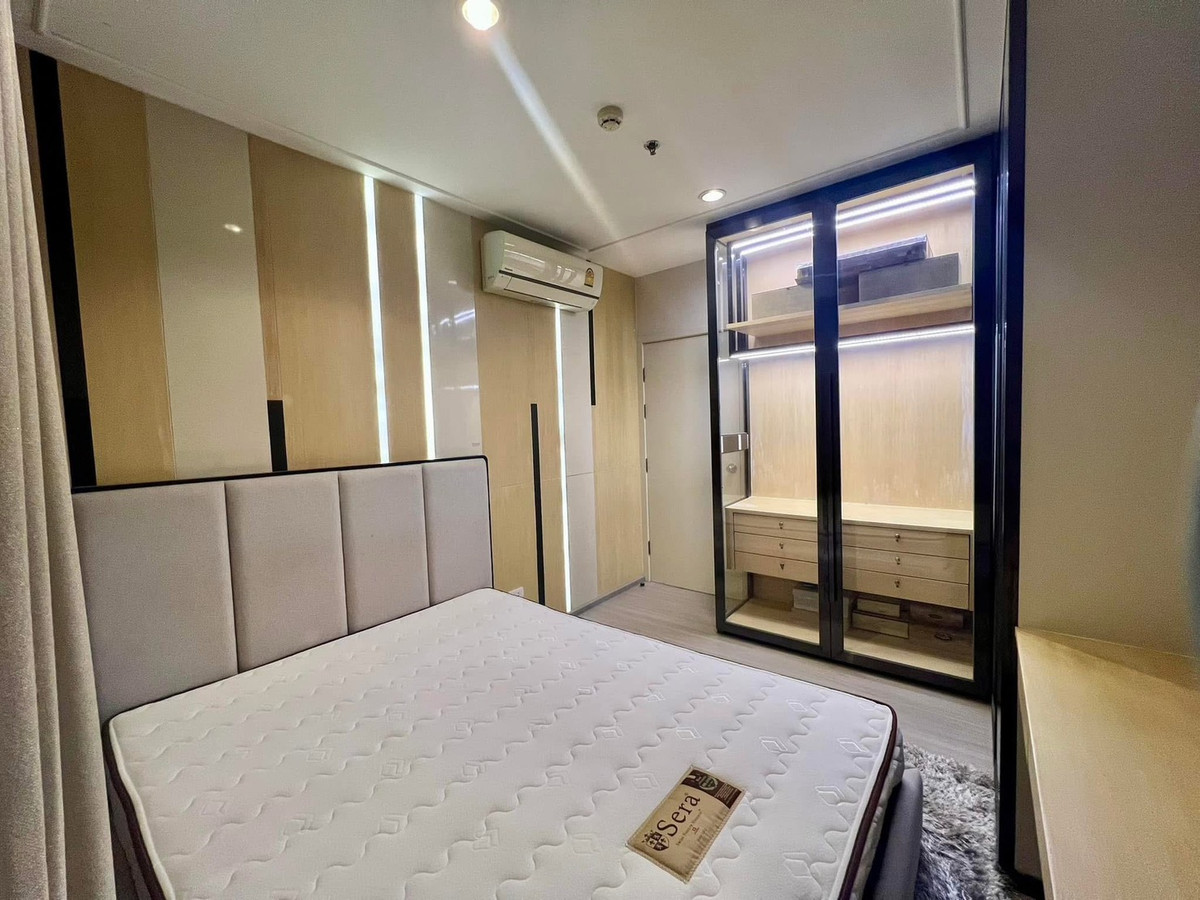 For RentCondoThaphra, Talat Phlu, Wutthakat : ⭐️ Aspire Sathorn - Ratchaphruek ⭐️ 2 bedrooms, 1 bathroom, 29th floor, corner room with electrical appliances and complete furniture.