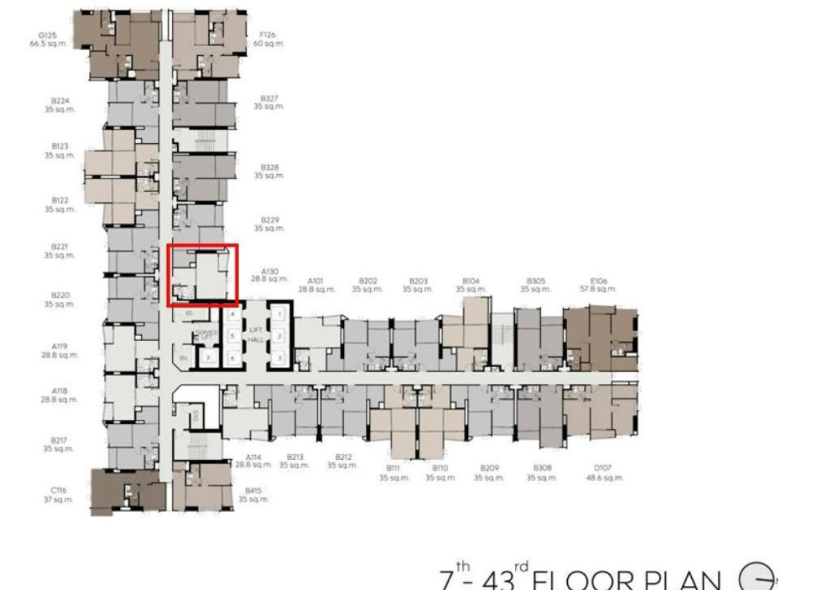 For SaleCondoLadprao, Central Ladprao : Life Ladprao Valley / 1 Bedroom (FOR SALE), Life Ladprao Valley / 1 Bedroom (For Sale) PINP236