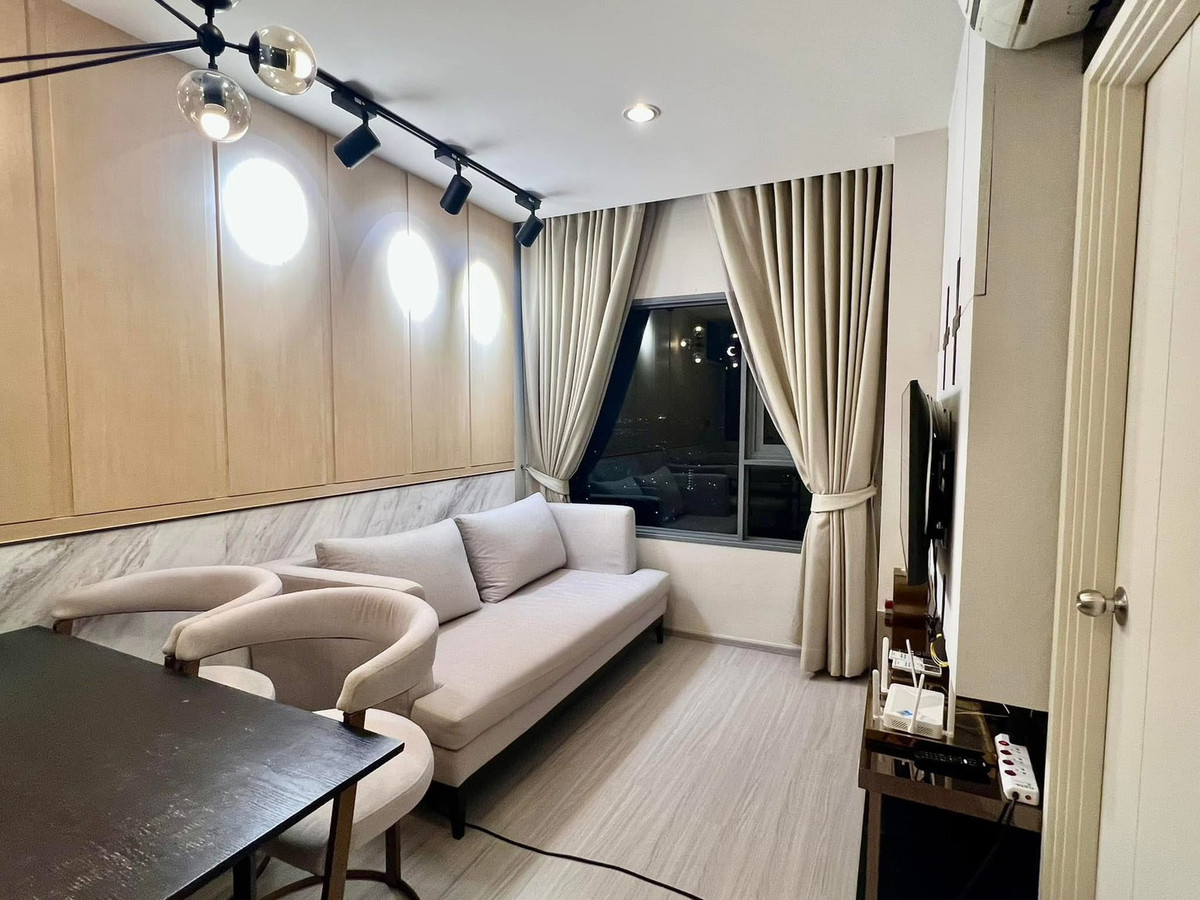 For RentCondoThaphra, Talat Phlu, Wutthakat : ⭐️ Aspire Sathorn - Ratchaphruek ⭐️ 2 bedrooms, 1 bathroom, 29th floor, corner room with electrical appliances and complete furniture.