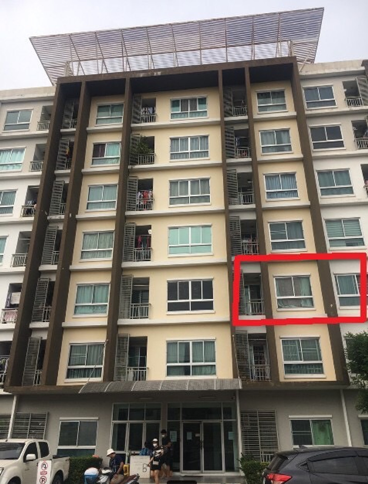 For RentCondoSamut Prakan,Samrong : Condo for rent, The Kith Sukhumvit 113, Sukhumvit Srinakarin (The Kith Condo), ready to move in (nice society)