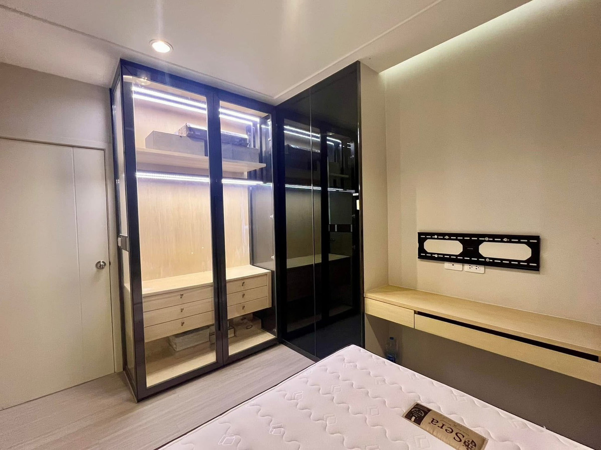 For RentCondoThaphra, Talat Phlu, Wutthakat : ⭐️ Aspire Sathorn - Ratchaphruek ⭐️ 2 bedrooms, 1 bathroom, 29th floor, corner room with electrical appliances and complete furniture.
