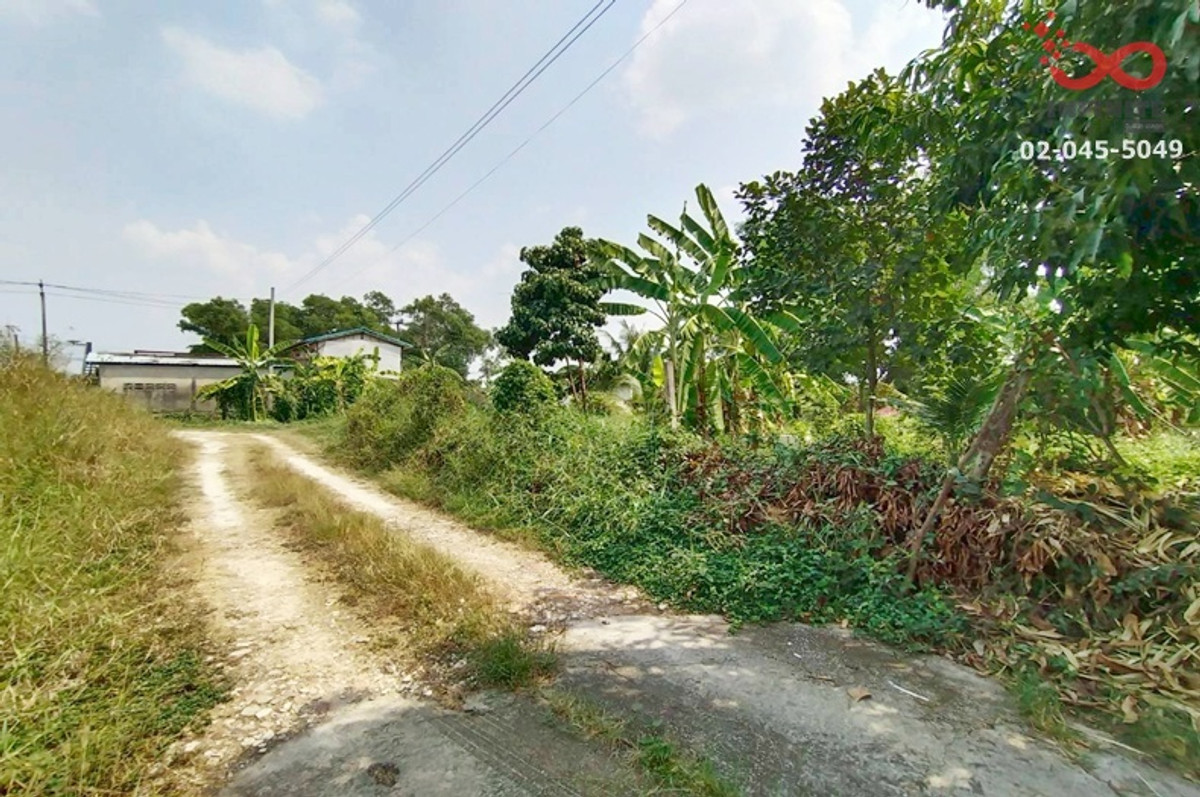 For SaleLandMin Buri, Romklao : Land for sale, 214 sq m., Phetmanee Rat Uthit 18, Suwinthawong, Minburi, behind next to Khlong Tonot.