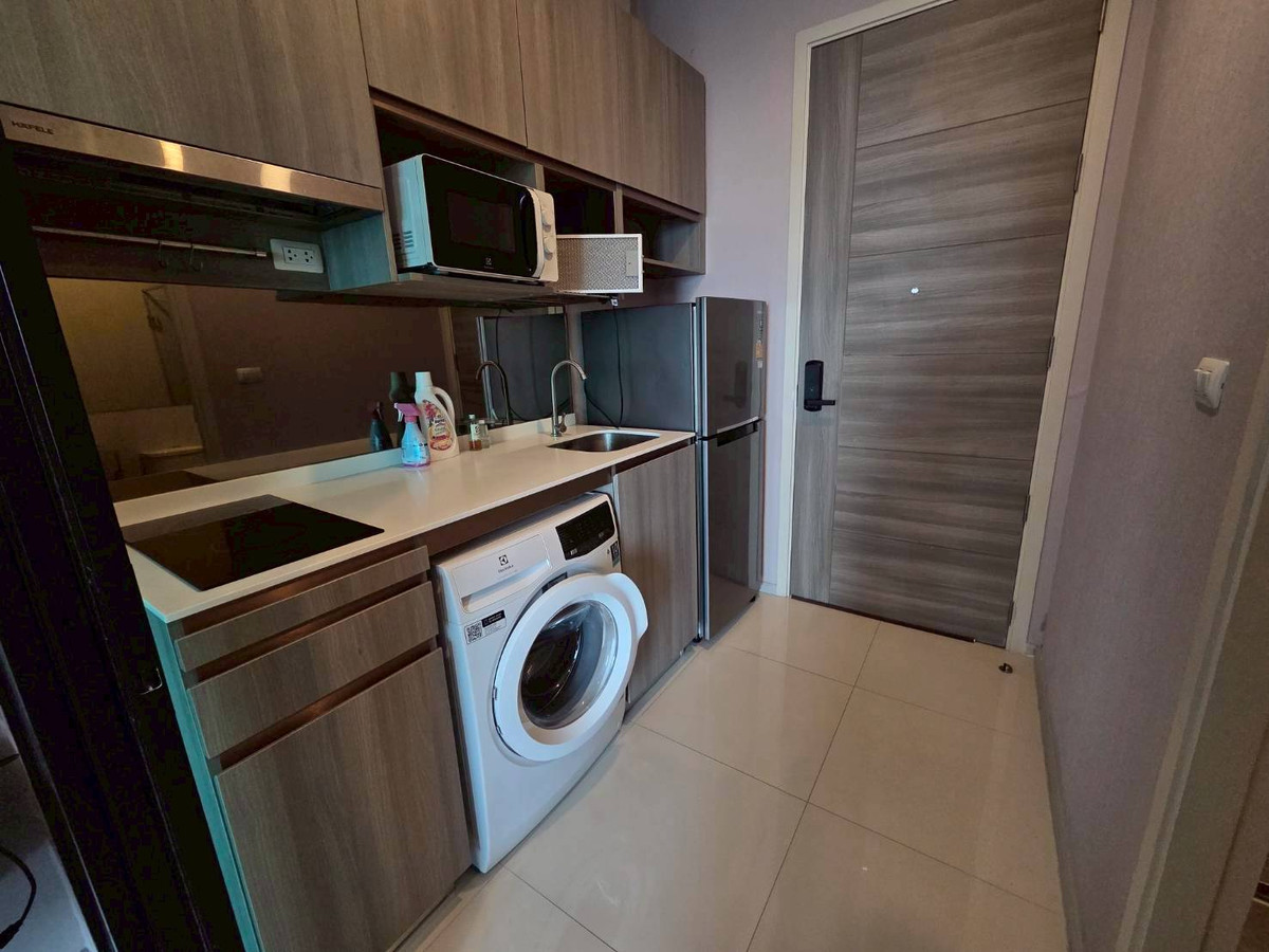 For RentCondoRamkhamhaeng, Hua Mak : PFD-08015 For rent, Knightsbridge Collage Ramkhamhaeng, studio 23 sq m., 16th floor, near MRT Lam Sali.