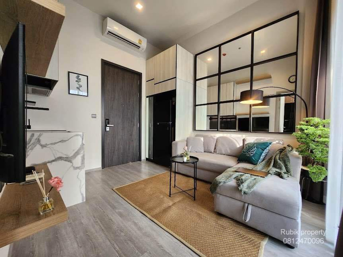 For SaleCondoOnnut, Udomsuk : 🏢 For sale with tenant | The Line Sukhumvit 101 RB1689, high floor condo, beautiful view, near Punnawithi BTS, only 4 minutes walk! A worthwhile investment, with tenants able to move in immediately.