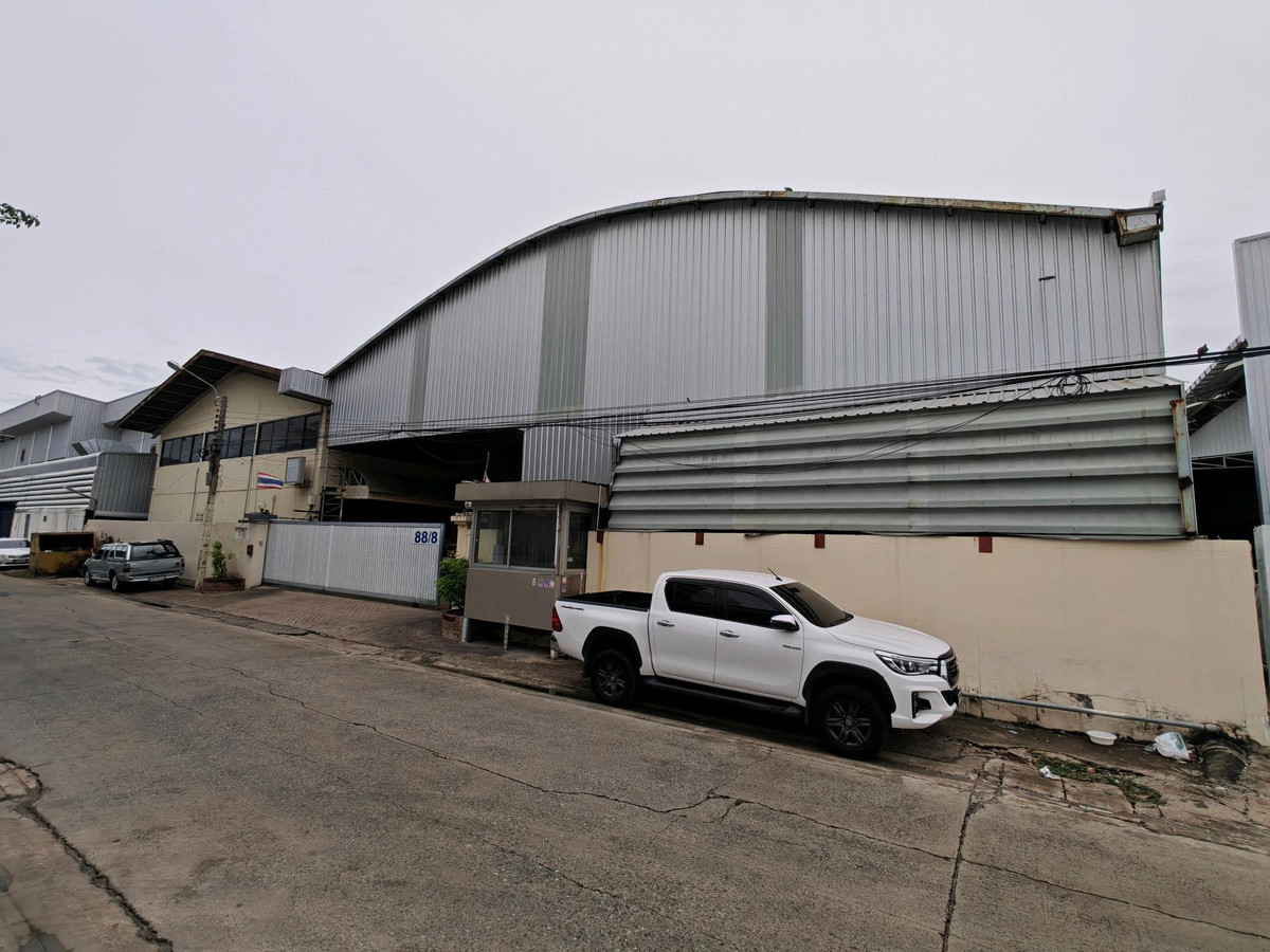 For SaleFactorySamut Prakan,Samrong : Factory for sale, 2 rai, 3,200 sq m, purple color, has a factory license 4.