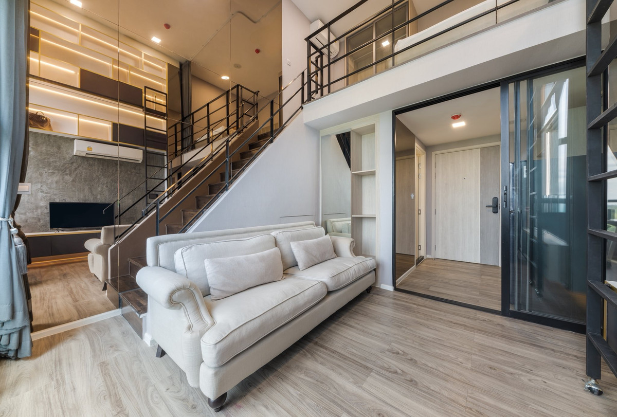 For RentCondoPhutthamonthon, Salaya : ⭐️ Kave Mutant Salaya ⭐️ 1 bedroom, 34 sq m. Furniture and electrical appliances are ready to move in.