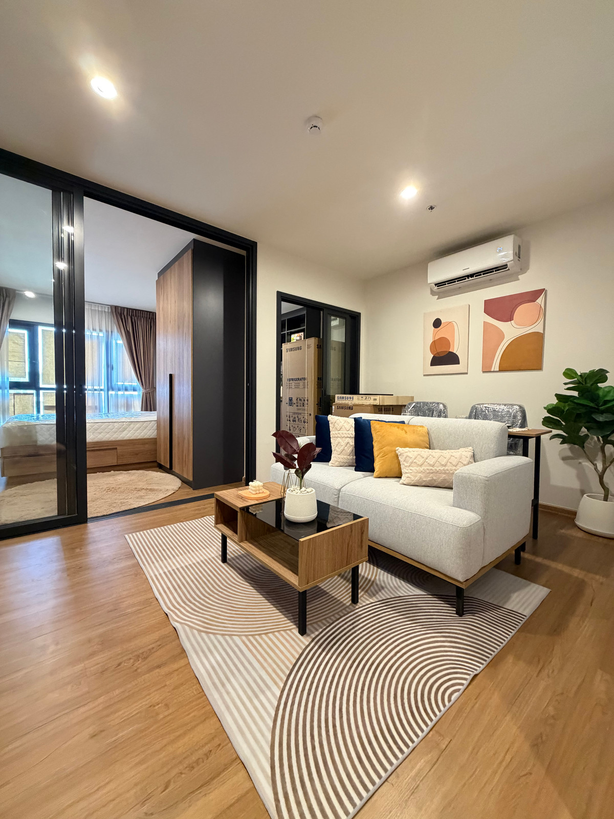 CondoLadprao, Central Ladprao : The line vibe for rent/sale, 1 bedroom, new, first move in Complete as seen