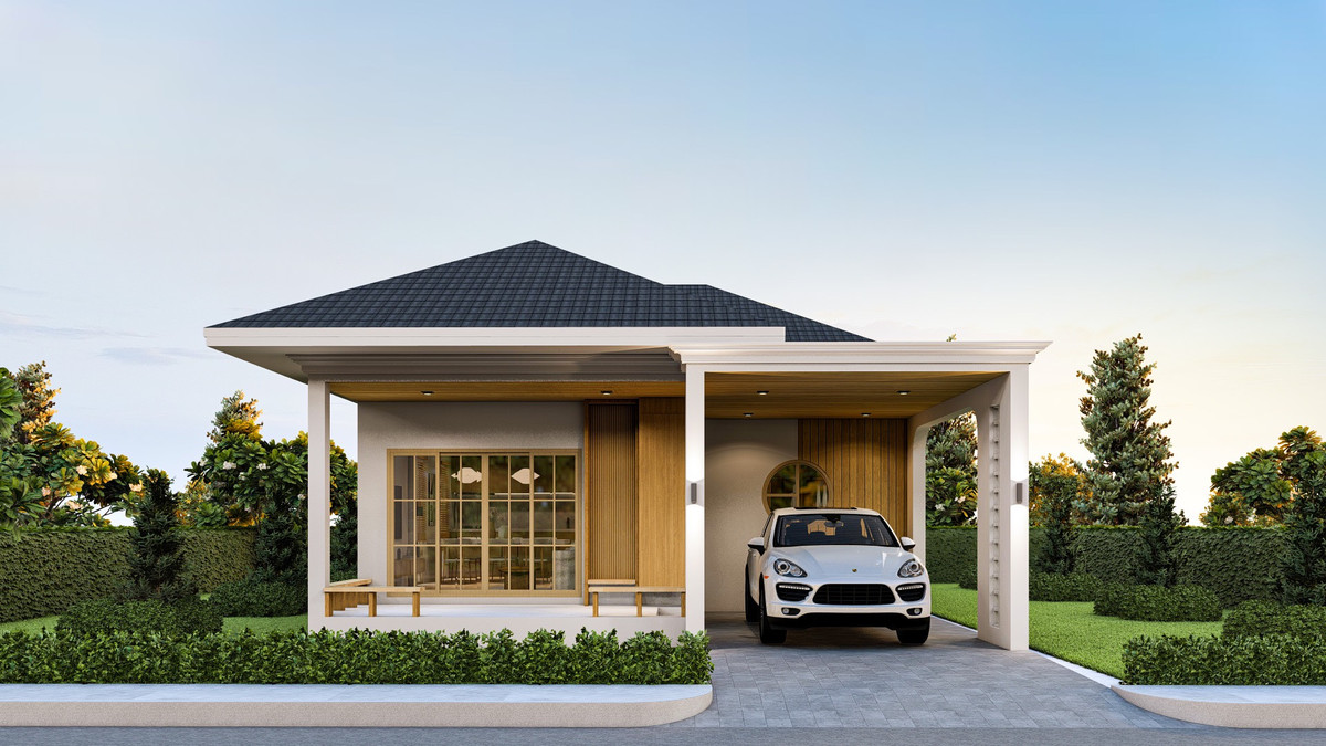 ขายบ้านระยอง : ขายบ้านเดี่ยว มินิมอลสไตล์ 