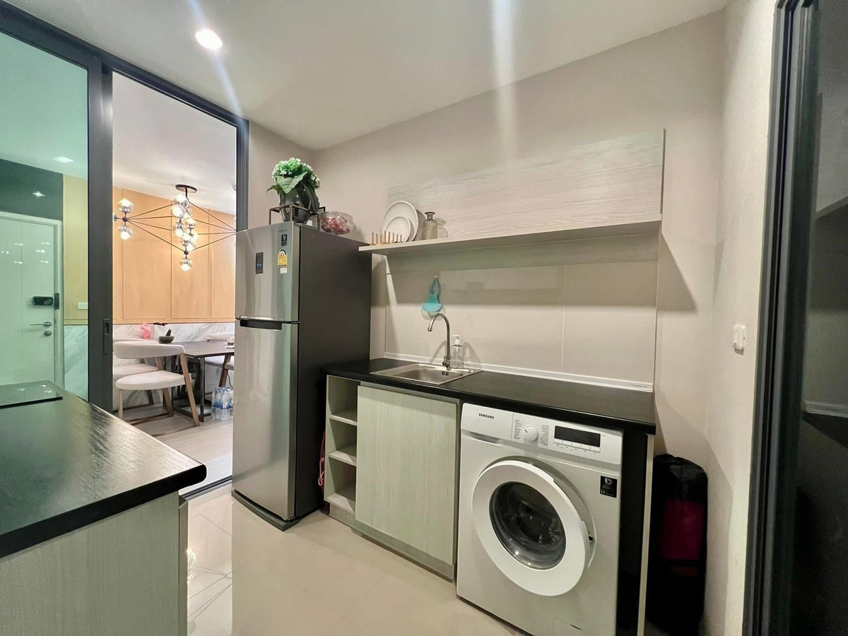 For RentCondoThaphra, Talat Phlu, Wutthakat : ⭐️ Aspire Sathorn - Ratchaphruek ⭐️ 2 bedrooms, 1 bathroom, 29th floor, corner room with electrical appliances and complete furniture.