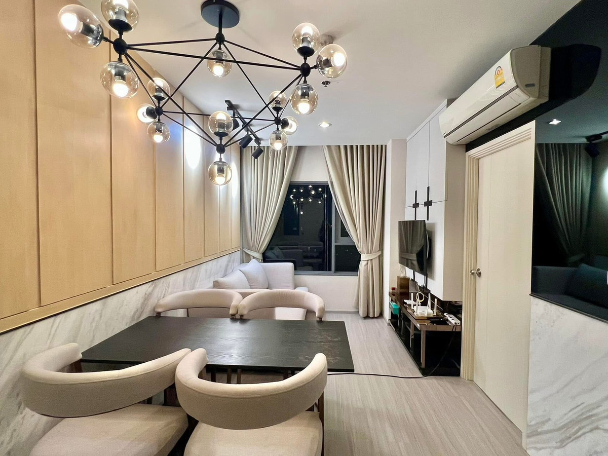 For RentCondoThaphra, Talat Phlu, Wutthakat : ⭐️ Aspire Sathorn - Ratchaphruek ⭐️ 2 bedrooms, 1 bathroom, 29th floor, corner room with electrical appliances and complete furniture.