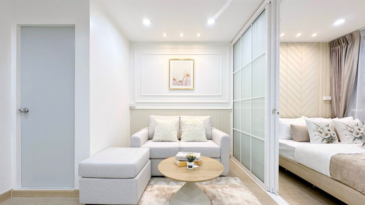 For SaleCondoRama9, Petchburi, RCA : <<I-House RCA>> Condo in Rama 9 area Close to many shopping areas, close to 2 electric train lines, can get a full loan, no down payment required.