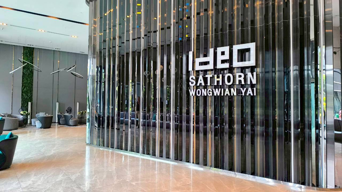 For SaleCondoWongwianyai, Charoennakor : IDEO Sathorn Wongwian Yai, Condo for sale near BTS Wongwian Yai, near BTS Krung Thonburi, near ICONSIAM. Condo for sale, Ideo Sathorn Wongwian Yai, room 1 Bed, 22nd floor, price lower than Land Department appraisal.