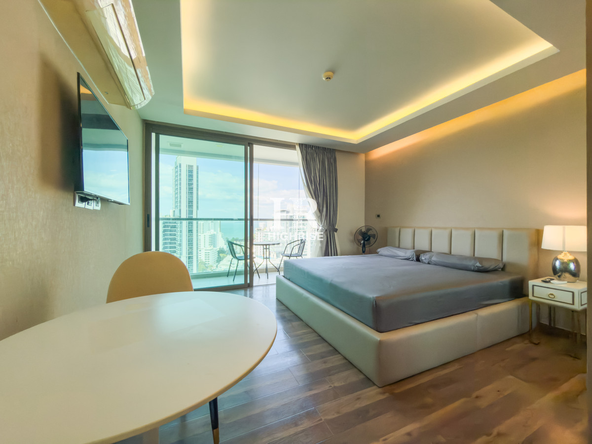 For SaleCondoPattaya, Bangsaen, Chonburi : Foreign Quota | The Peak Towers | Studio 32 sqm. | High-Floor Sea View Unit for Sale