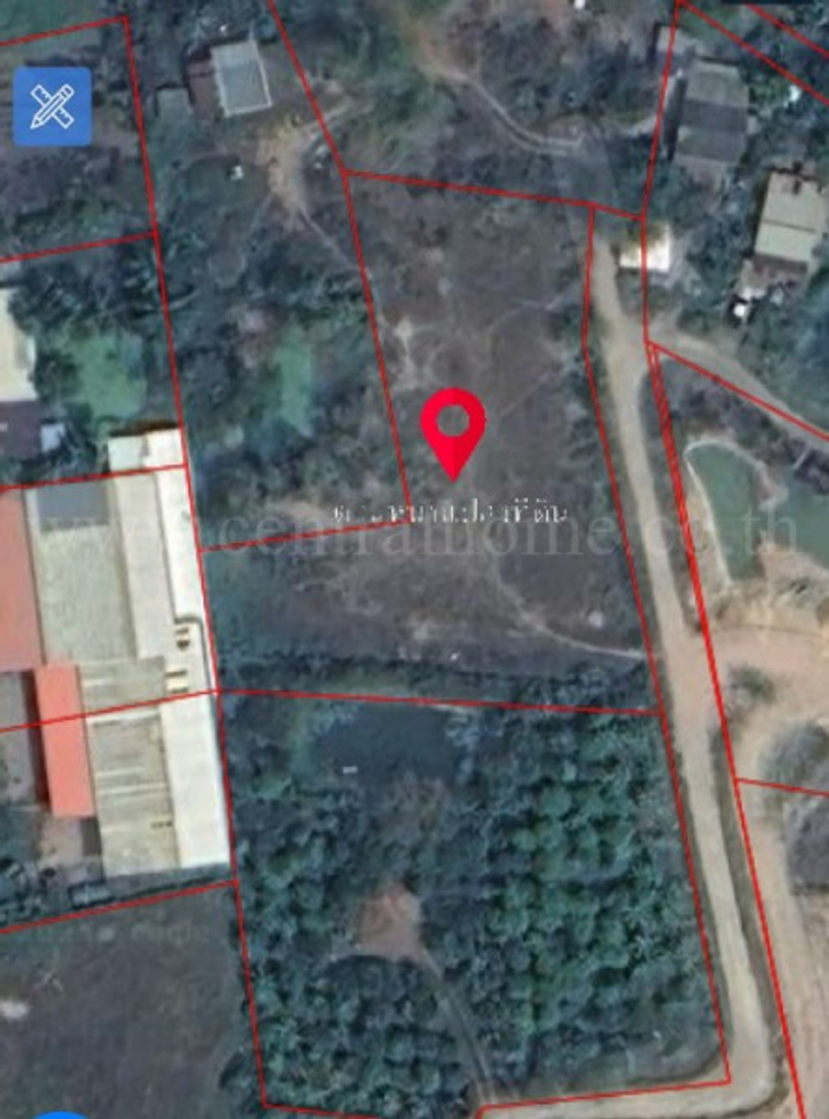 ขายที่ดินนครนายก : ที่ดิน 1 ไร่ 200 ตารางวา อำเภอเมืองนครนายก ใกล้แยกศรีนาวา