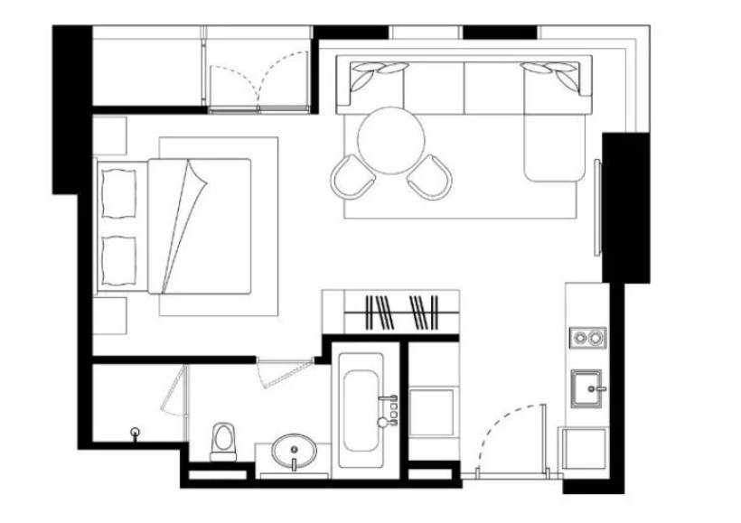 ให้เช่าคอนโดสุขุมวิท อโศก ทองหล่อ : 🔥ให้เช่าด่วน🔥LA CLEF Studio Deluxe 38 ตร.ม. ใกล้ BTS ทองหล่อ 150 เมตร ห้องสวยพร้อมเข้าอยู่ + ฟรี Wi-fi + ทำความสะอาด 3 ครั้ง/สัปดาห์ + เลี้ยงสัตว์ได้