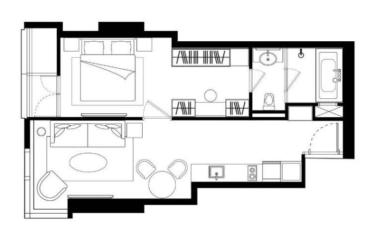 ให้เช่าคอนโดสุขุมวิท อโศก ทองหล่อ : 🔥ให้เช่าด่วน🔥LA CLEF One - Bedroom Deluxe 52 ตร.ม. ใกล้ BTS ทองหล่อ 150 เมตร ห้องสวยพร้อมเข้าอยู่ + ฟรี Wi-fi + ทำความสะอาด 3 ครั้ง/สัปดาห์ + เลี้ยงสัตว์ได้