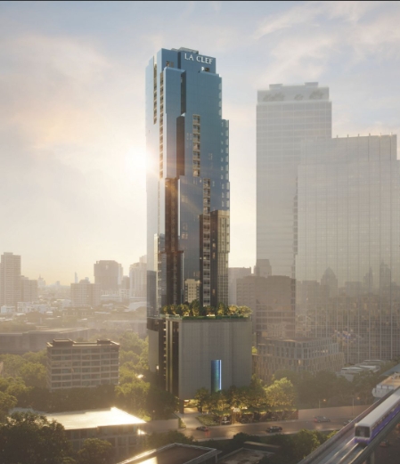 For RentCondoSukhumvit, Asoke, Thonglor : 🔥For Rent Now🔥 LA CLEF One-Bedroom Executive, 58 sq.m., 150 meters from BTS Thonglor. Beautiful unit, ready to move in + Free Wi-fi + Cleaning 3 times/week + Pets allowed.