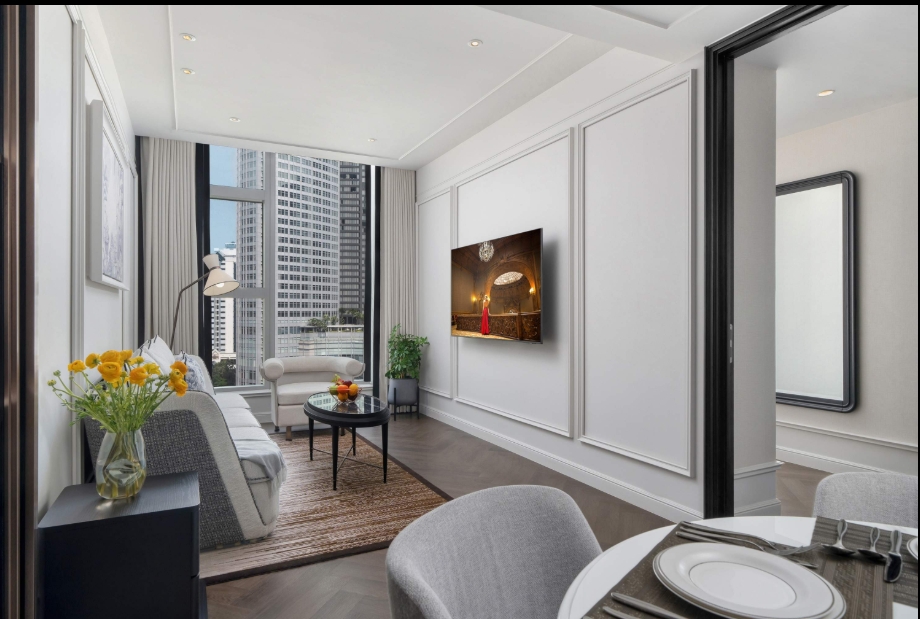 ให้เช่าคอนโดสุขุมวิท อโศก ทองหล่อ : 🔥ให้เช่าด่วน🔥LA CLEF Two - Bedroom Deluxe 75 ตร.ม. ใกล้ BTS ทองหล่อ 150 เมตร ห้องสวยพร้อมเข้าอยู่ + ฟรี Wi-fi + ทำความสะอาด 3 ครั้ง/สัปดาห์ + เลี้ยงสัตว์ได้